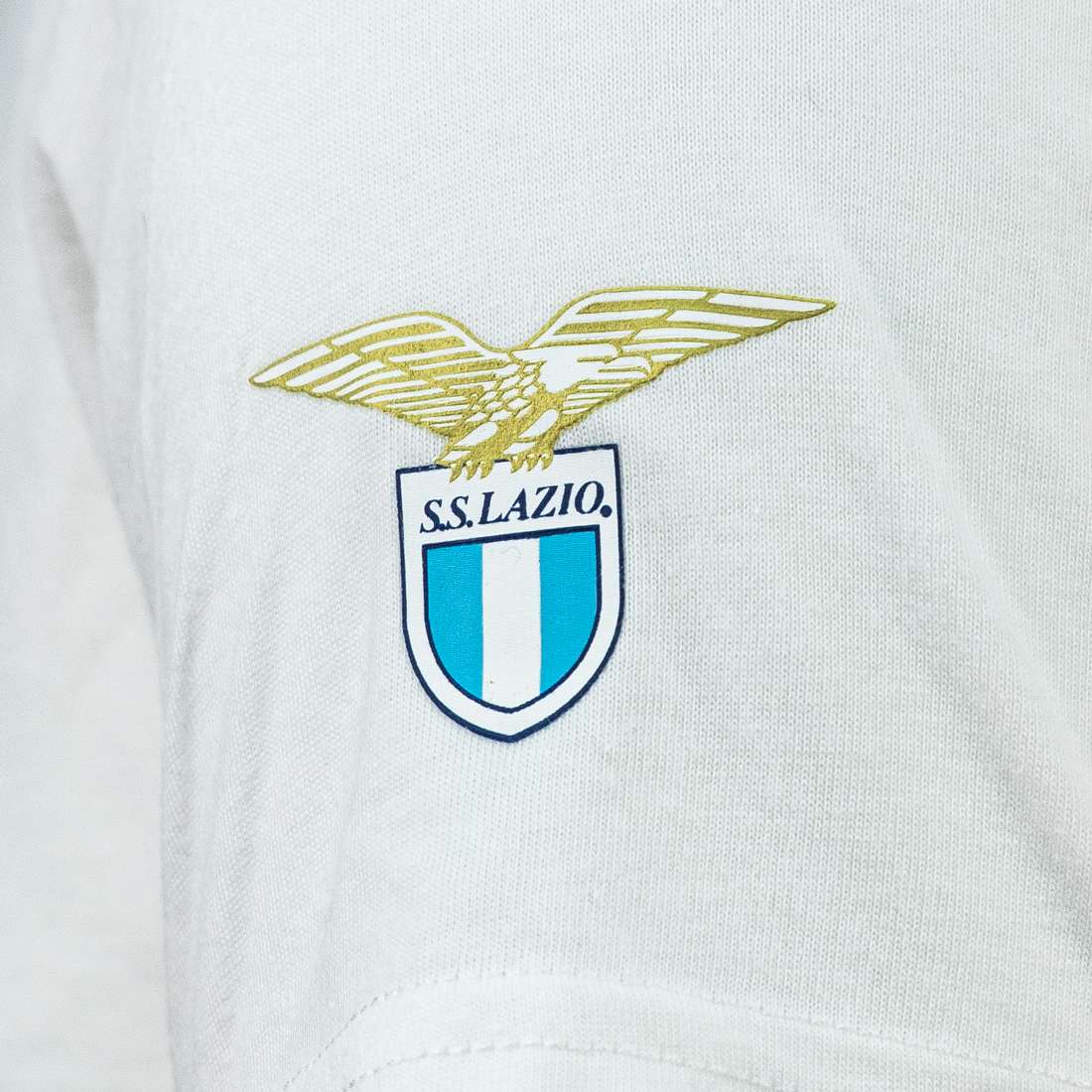 T-shirt SS Lazio Mizuno Anniversario Bianca