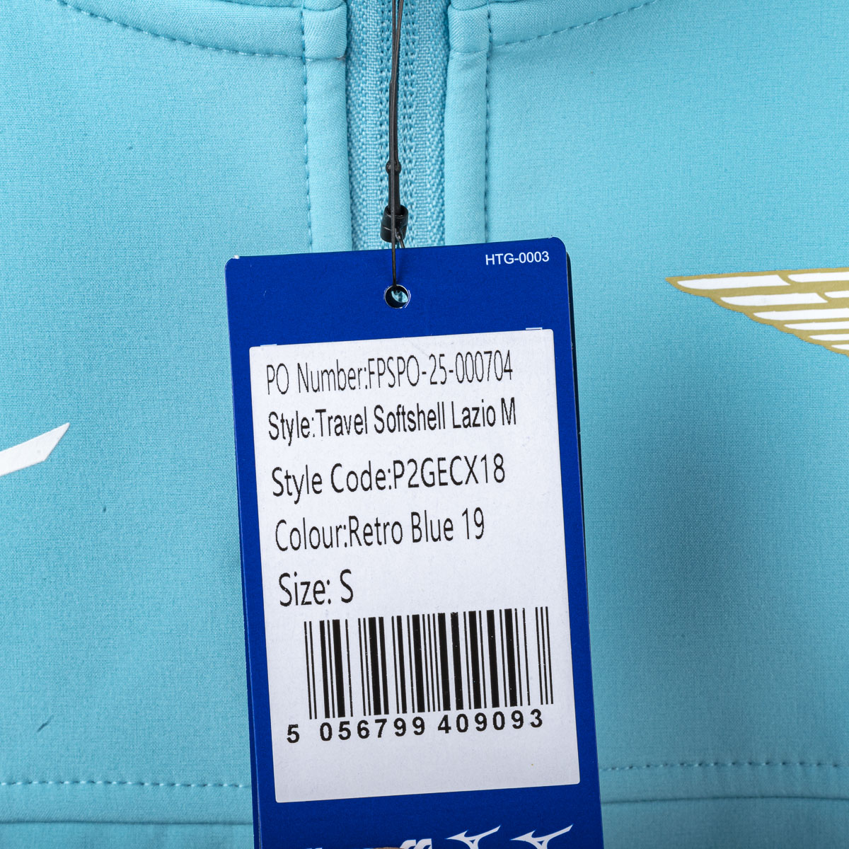 Giacca Travel SS Lazio Mizuno Celeste 2025/2026