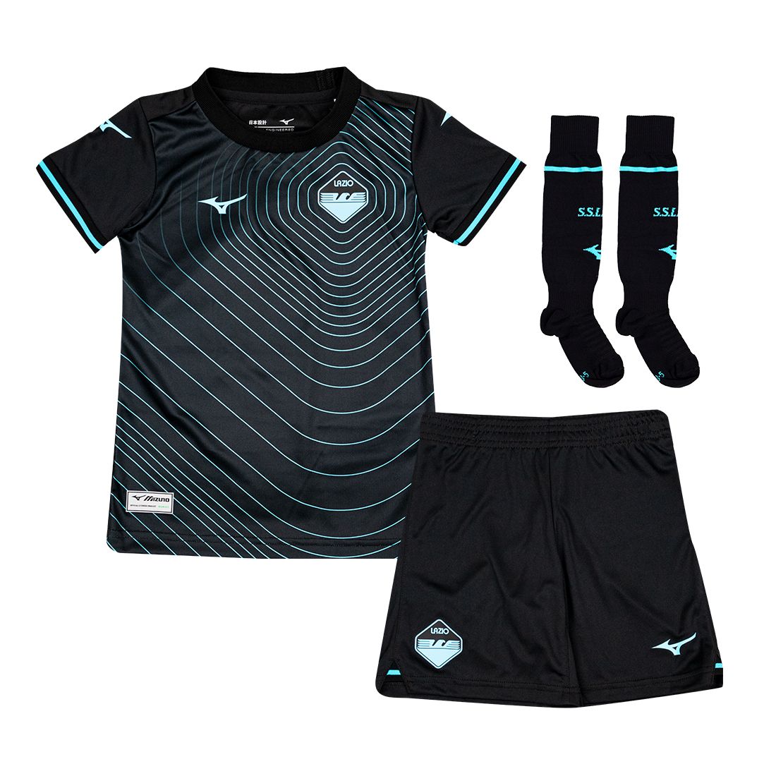 Completo bambino third ss lazio mizuno 2024/2025