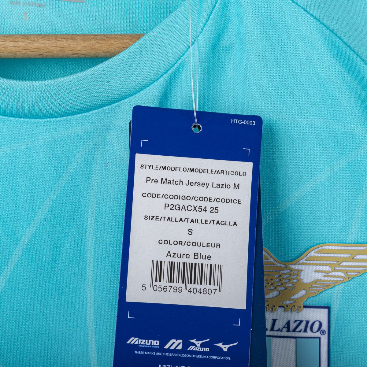 T-shirt Pre Match SS Lazio Mizuno 2025/2026