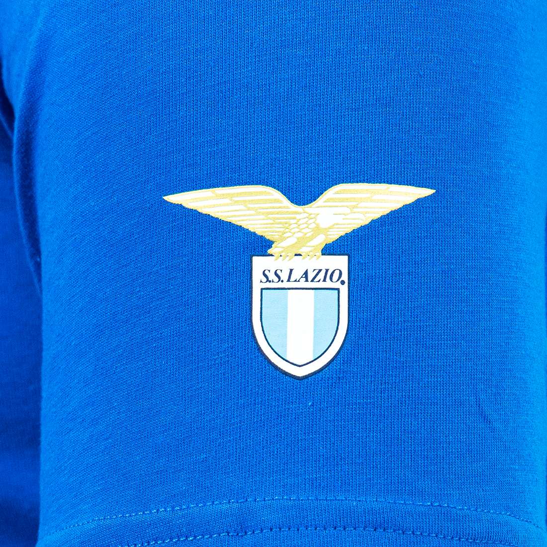 T-shirt Blu Royal Anniversario Ss Lazio Mizuno