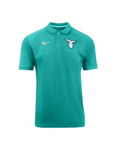 Polo Lazio cotone verde Mizuno 2023/2024