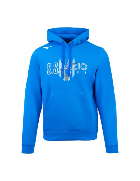 Felpa cappuccio royal SS Lazio Mizuno...