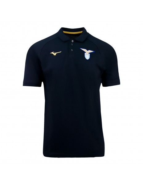 Polo Lazio cotone nera Mizuno 2023/2024