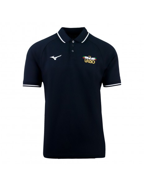 Polo Lazio fan nera Mizuno 2023/2024