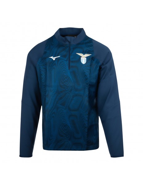 Felpa pre match zip SS Lazio Mizuno...