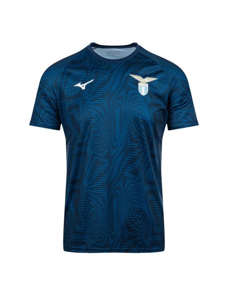 maglia pre gara SS Lazio Mizuno blu...