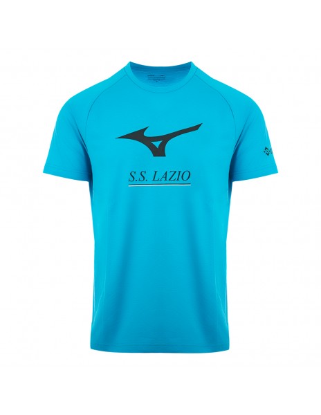 t-shirt azzurra ss lazio mizuno...