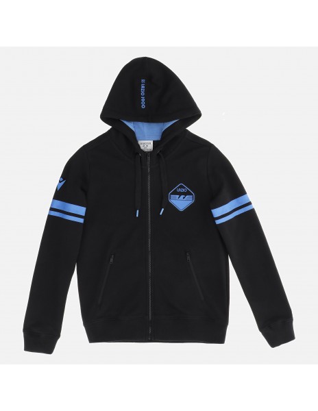 felpa nera bambino full zip ss lazio...