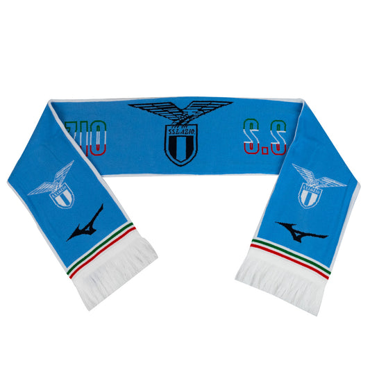 sciarpa ss lazio azzurra Logo mizuno