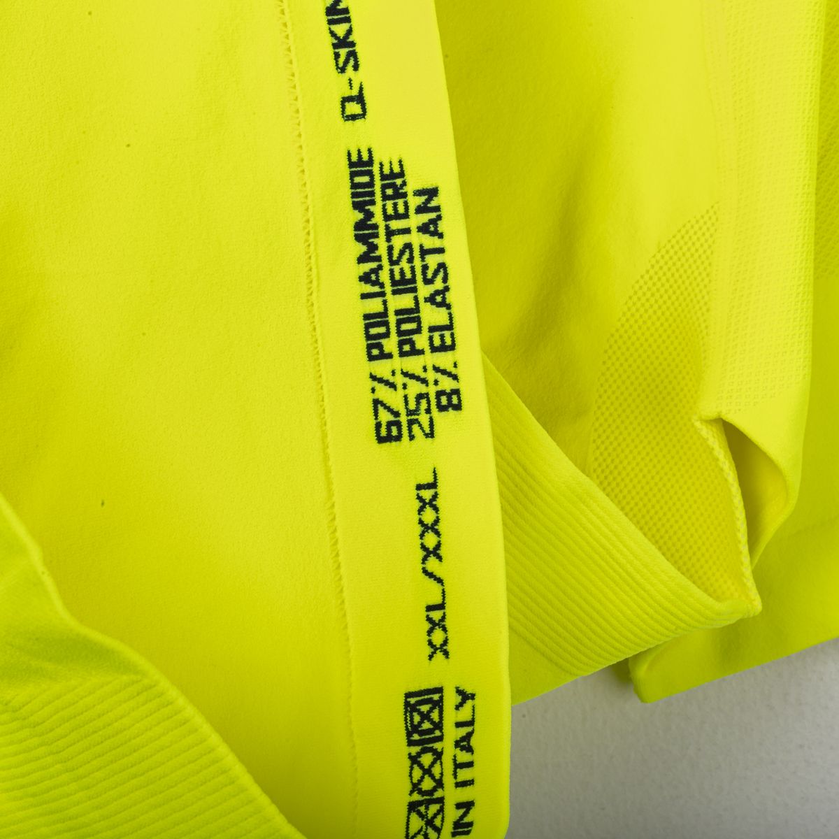 Maglia a Compressione Manica Corta S.S. Lazio Gialla