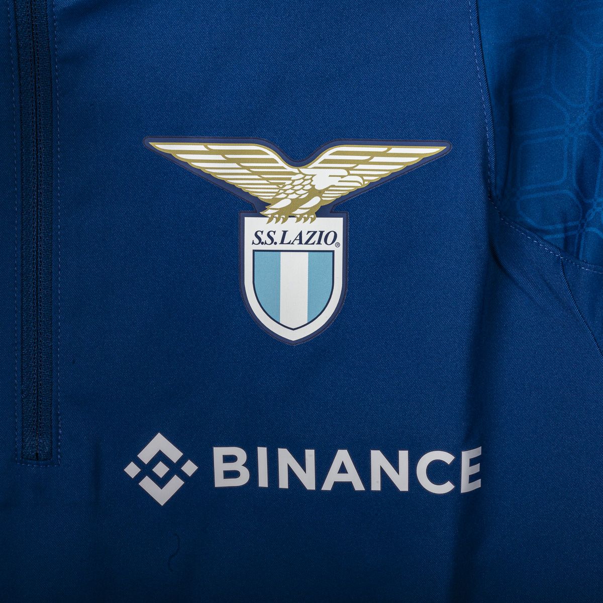 felpa allenamento lazio mizuno blu 2022/2023