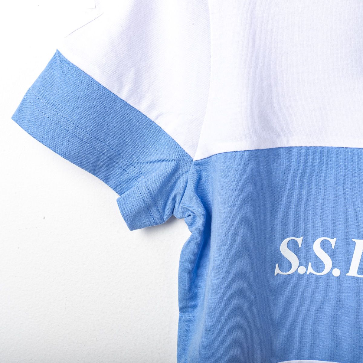 Polo Macron ss Lazio Fan Bianca