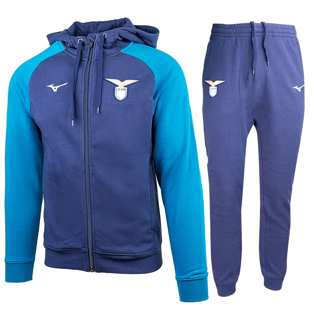 Tuta Felpata Cappuccio SS Lazio Mizuno Blu 2024/2025