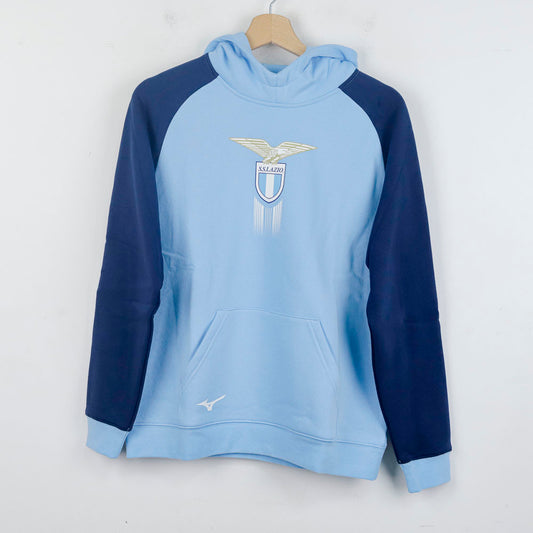 Felpa Cappuccio Bambino Ss Lazio Azzurra Mizuno 2024/2025
