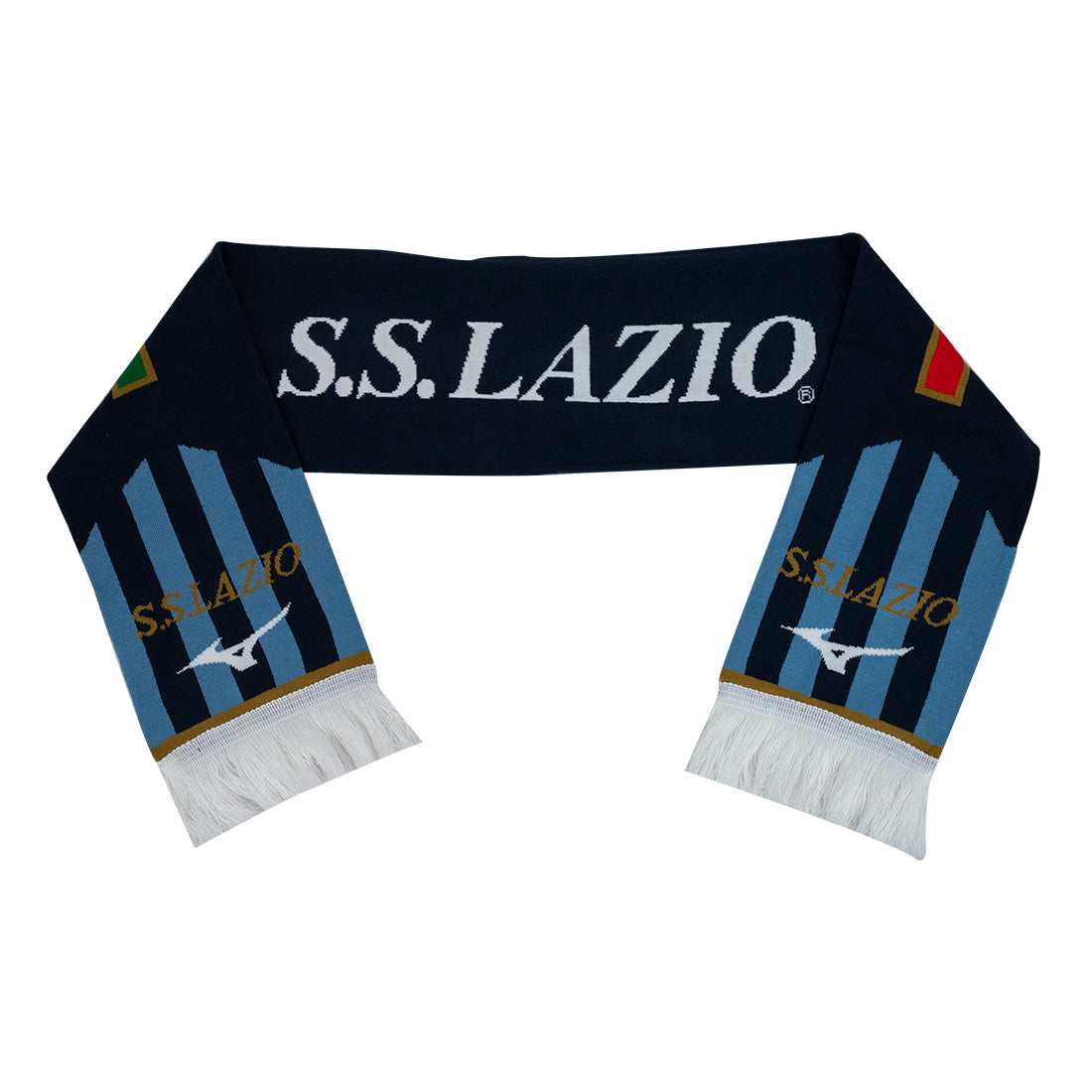 sciarpa ss lazio blu celeste mizuno