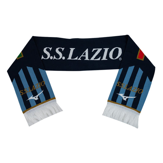 sciarpa ss lazio blu celeste mizuno