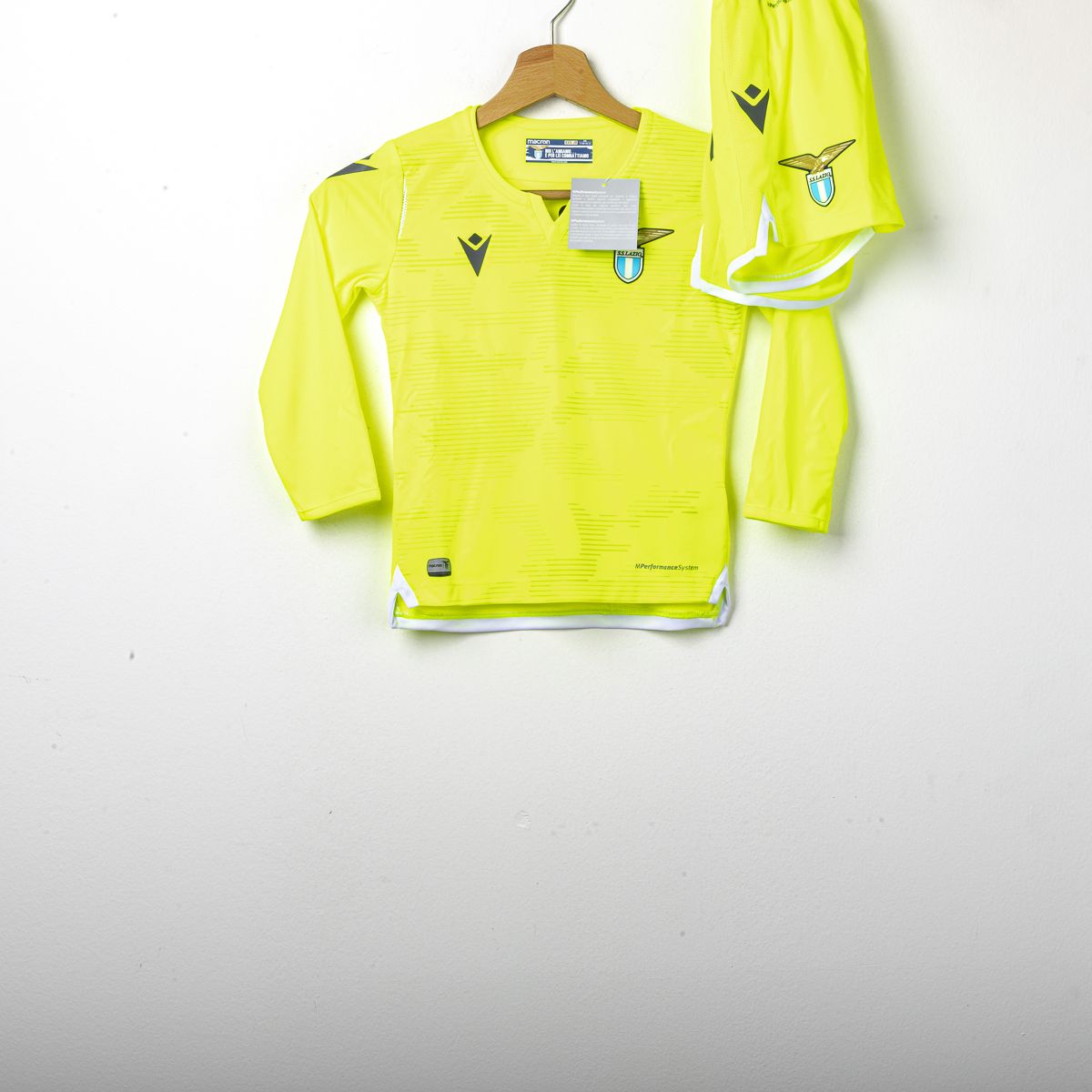 Completo Bambino Portiere SS Lazio Giallo Fluo 2019/2020