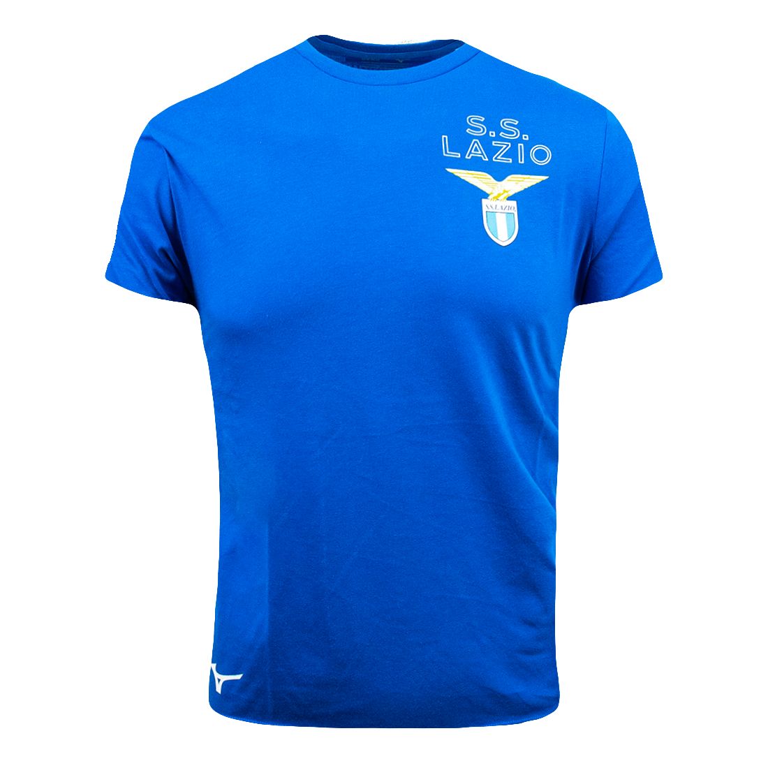 T-shirt Ss Lazio Mizuno anniversario blu royal