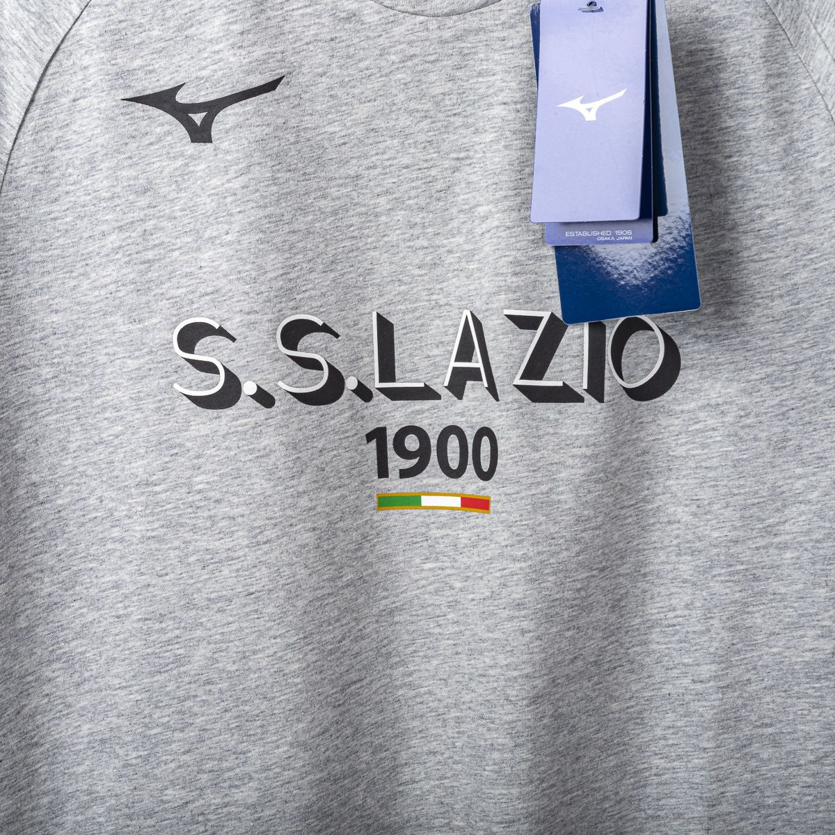 t-shirt ss lazio mizuno grigia 2022/2023