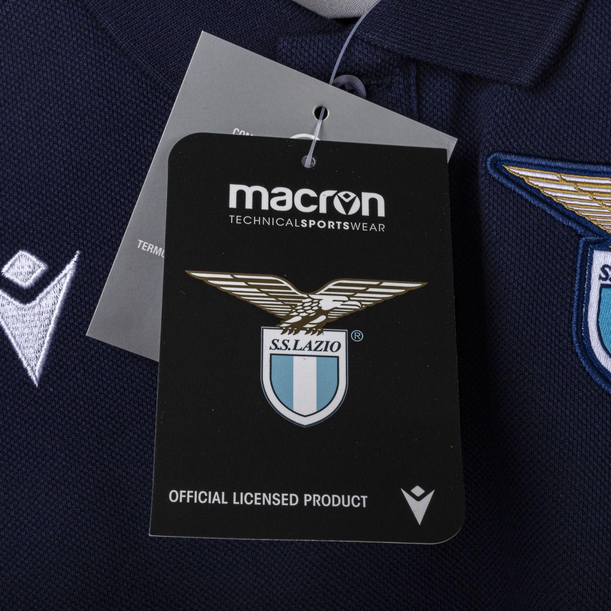 polo bambino ss lazio macron blu 2021/2022
