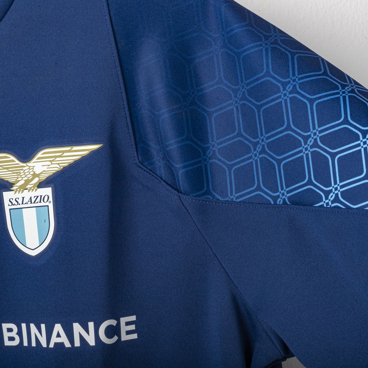 maglia training ss lazio mizuno blu 2022/2023