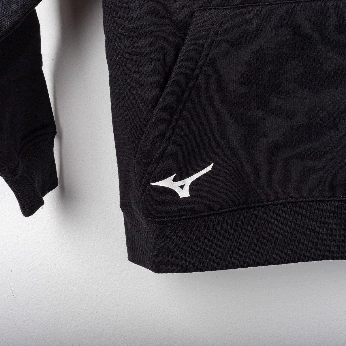 felpa nera cappuccio bambino lazio mizuno big logo 2023/2024