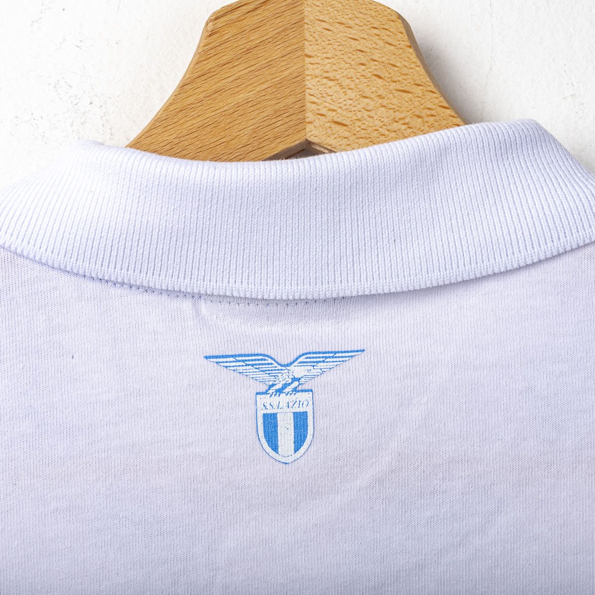Polo Macron ss Lazio Fan Bianca