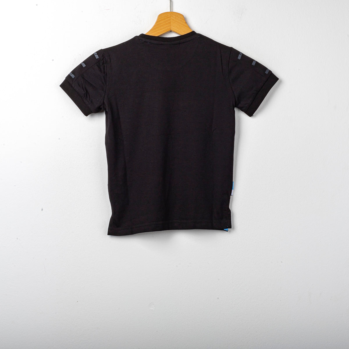 T-Shirt Lazio Nera Bambino Macron