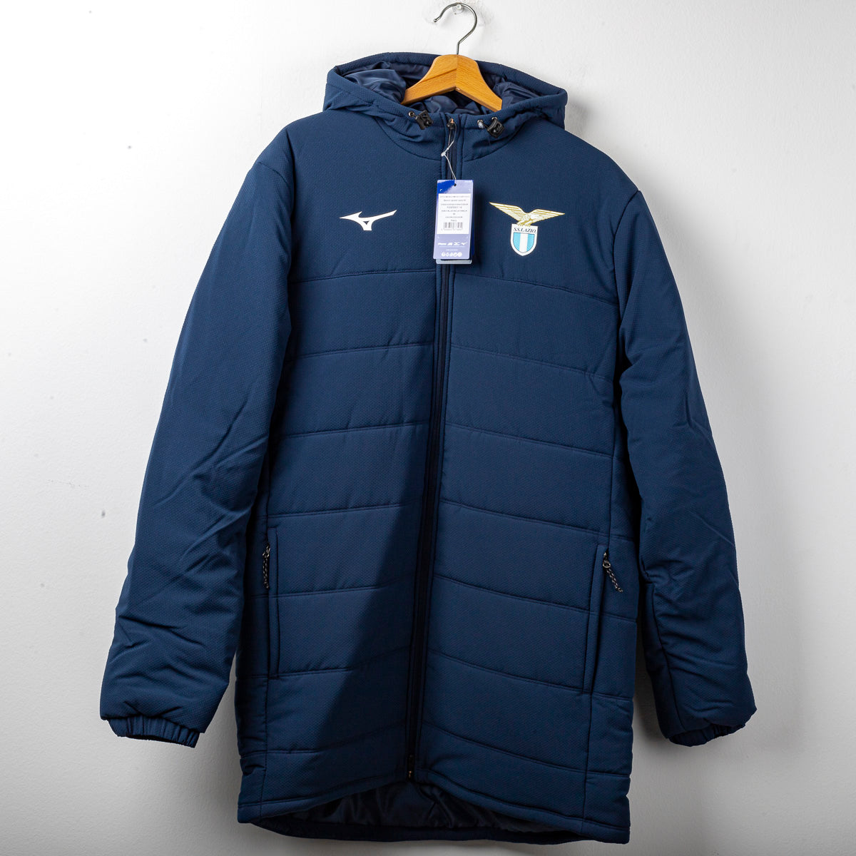 Giaccone lungo Lazio Mizuno blu 2024/2025