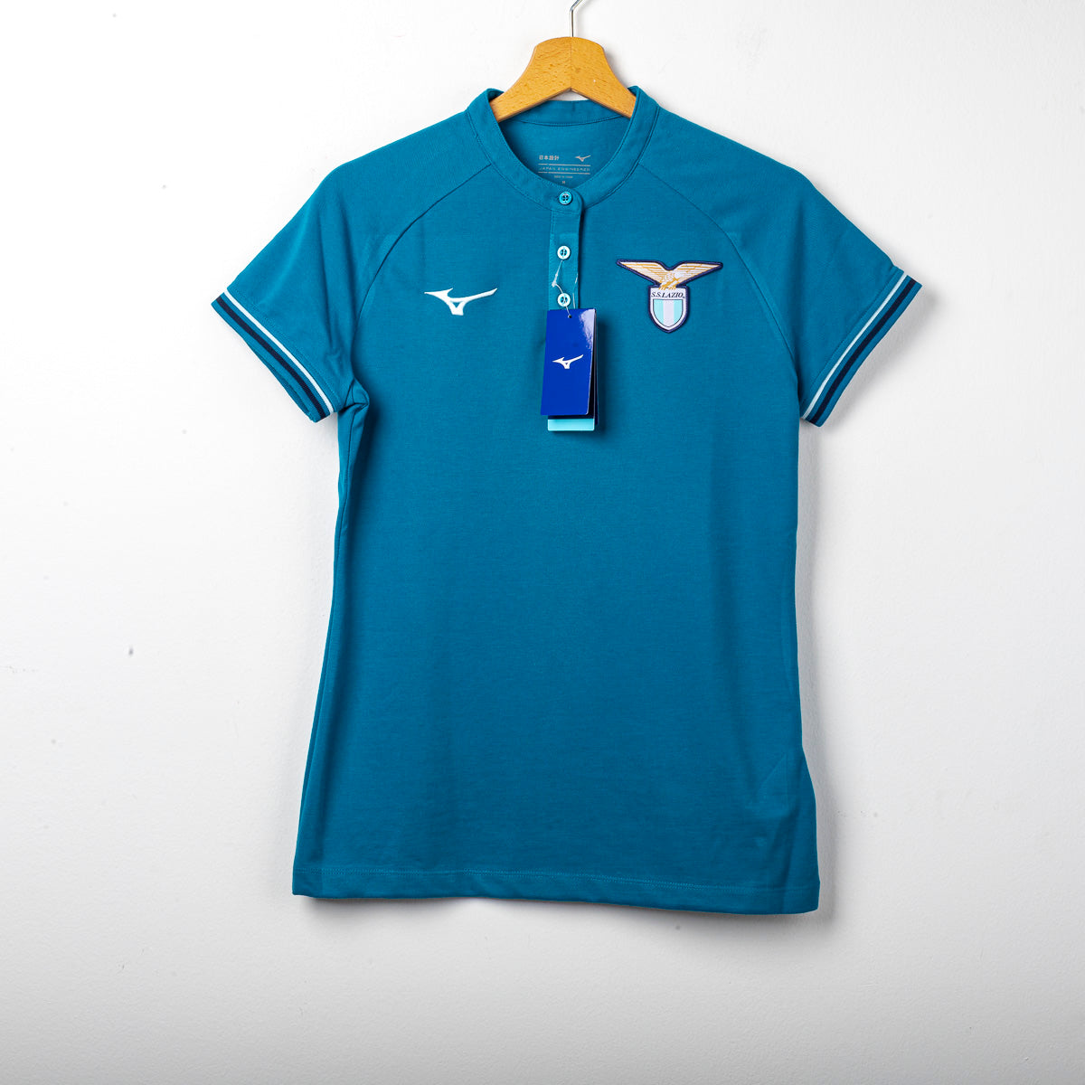 polo Lazio Mizuno celeste donna 2024/2025