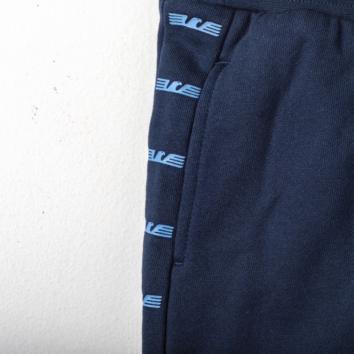 Bermuda Lazio Felpato Navy Bambino Macron