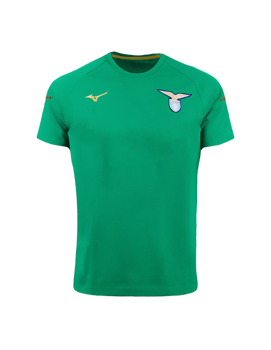 T-shirt Lazio cotone verde Mizuno 2023/2024