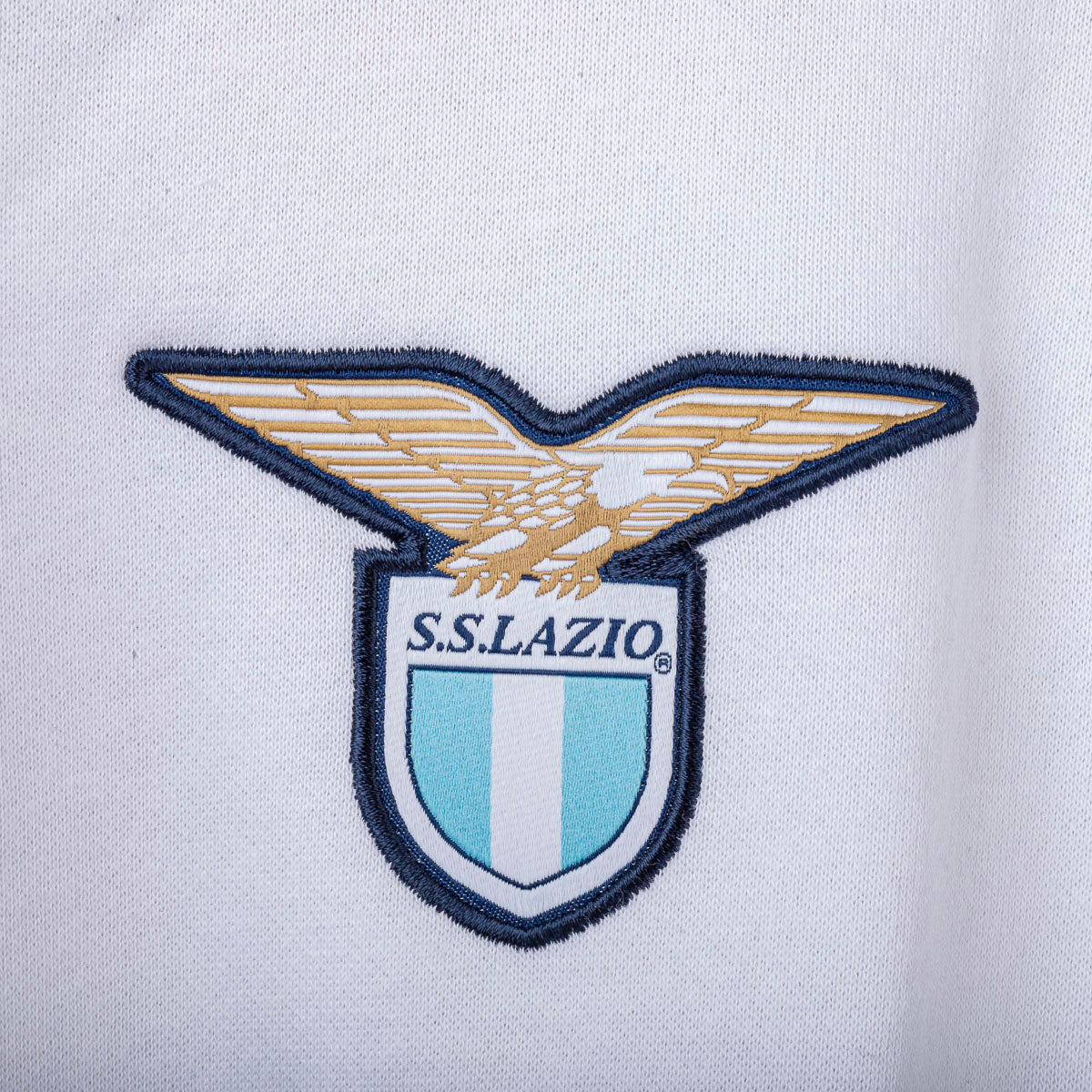 Felpa SS Lazio Mizuno Bianca con Cappuccio 2025/2026