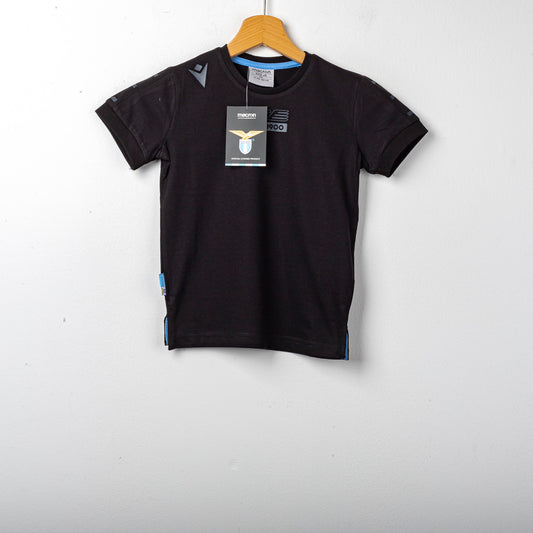 T-Shirt Lazio Nera Bambino Macron