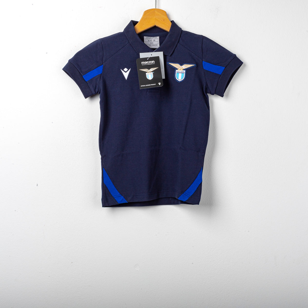 polo bambino ss lazio macron blu 2021/2022