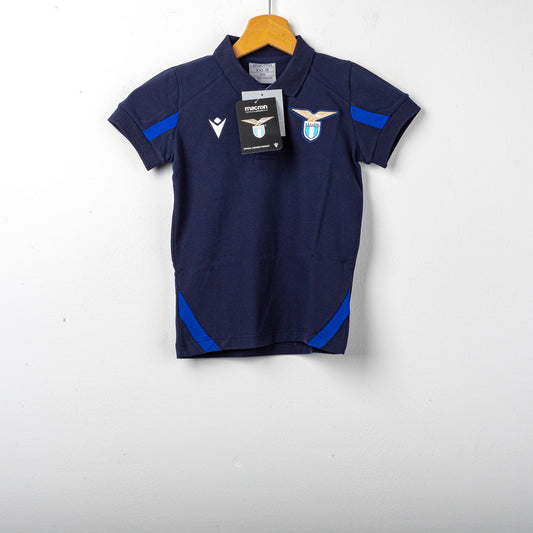 polo bambino ss lazio macron blu 2021/2022