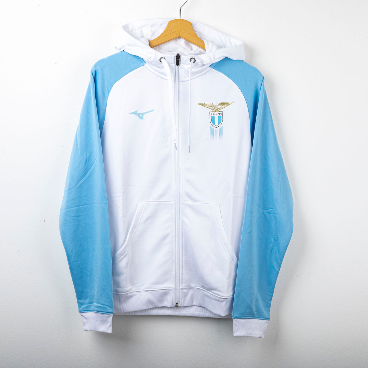 Tuta SS Lazio cappuccio bianca airy blu Mizuno 2024/2025