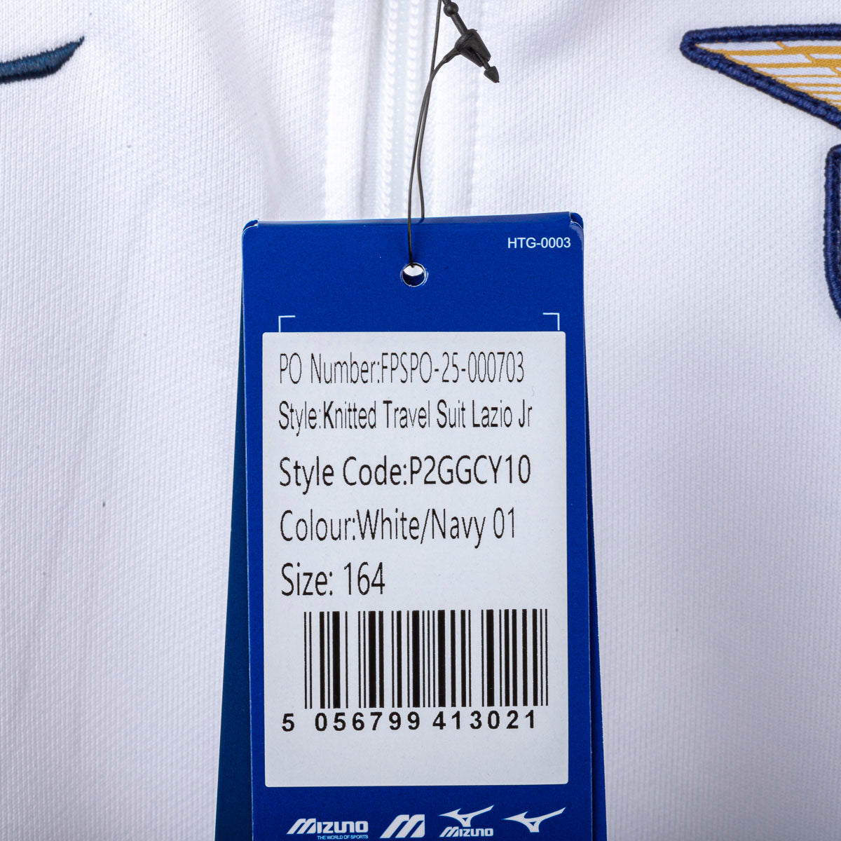 Tuta Travel Mizuno Bambino Lazio Bianca 2025/2026