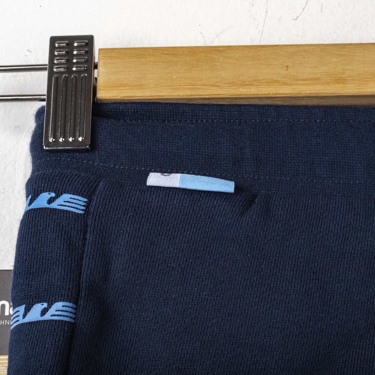 Bermuda Lazio Felpato Navy Bambino Macron