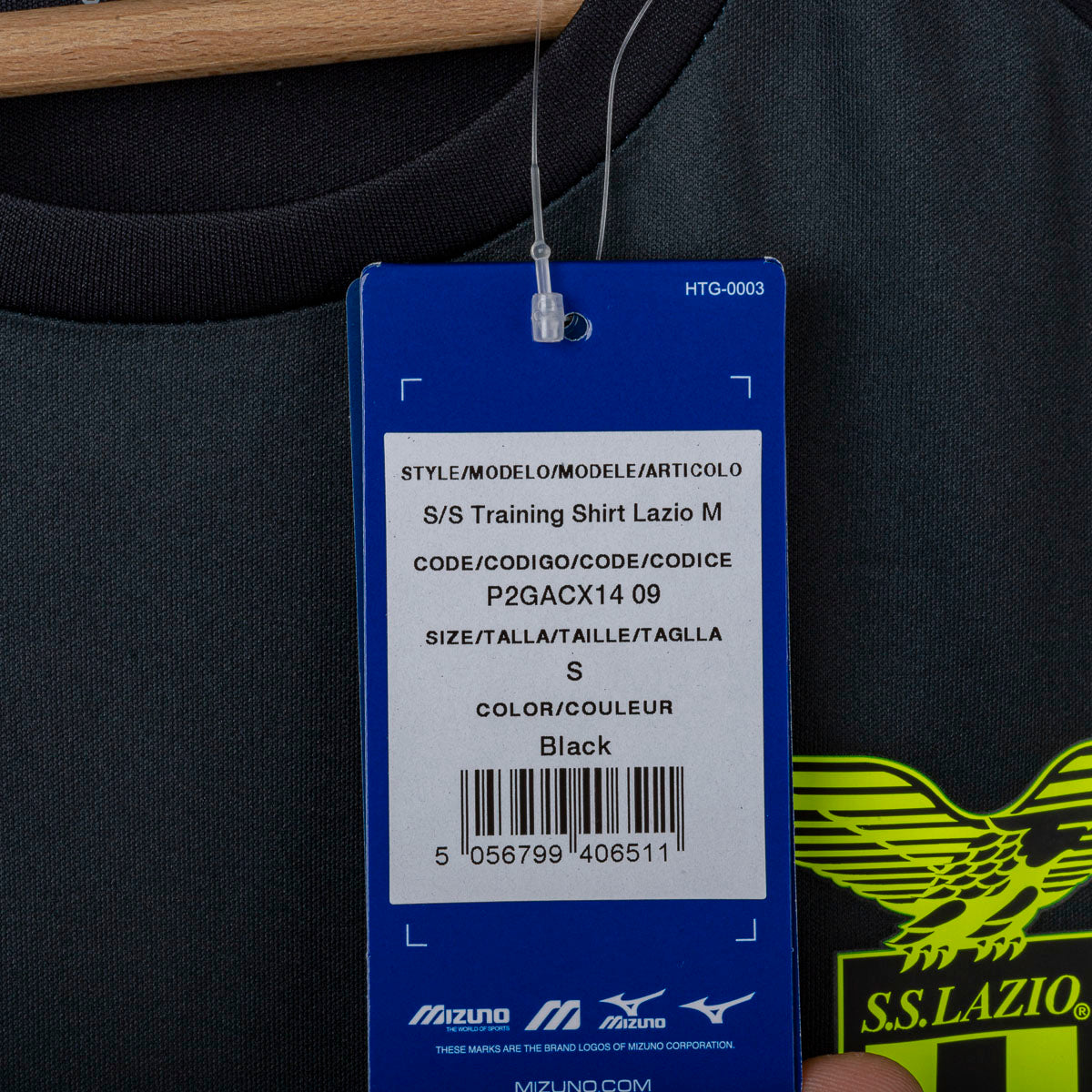 T-shirt Training Nera SS Lazio Mizuno 2025/2026