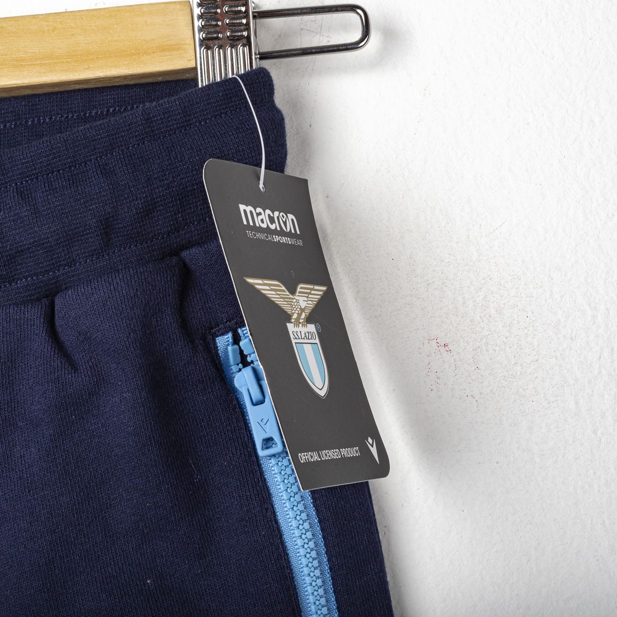 tuta bambino full zip blu lazio macron