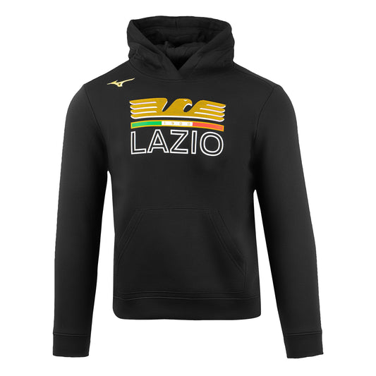 felpa cappuccio bambino ss lazio 1900 mizuno big logo 2023/2024