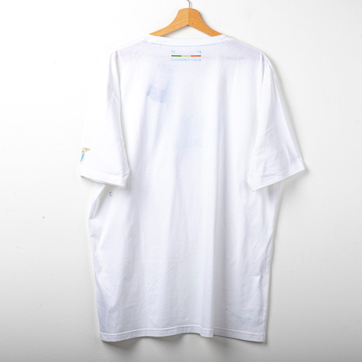 T-shirt SS Lazio Mizuno Anniversario Bianca
