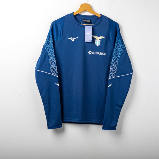 maglia training ss lazio mizuno blu 2022/2023