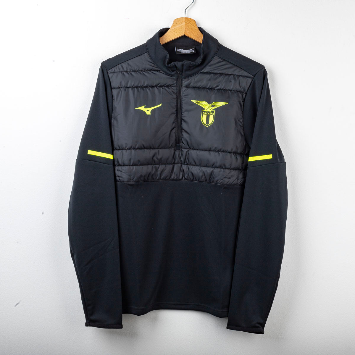 Felpa 1/2 Zip SS Lazio Mizuno Nera 2025/2026