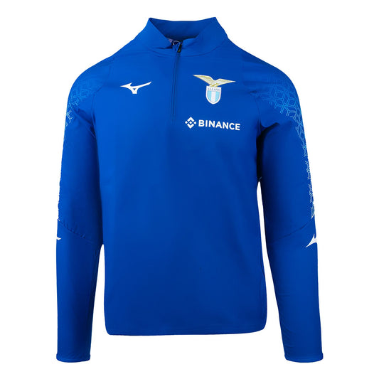 felpa allenamento lazio mizuno blu 2022/2023