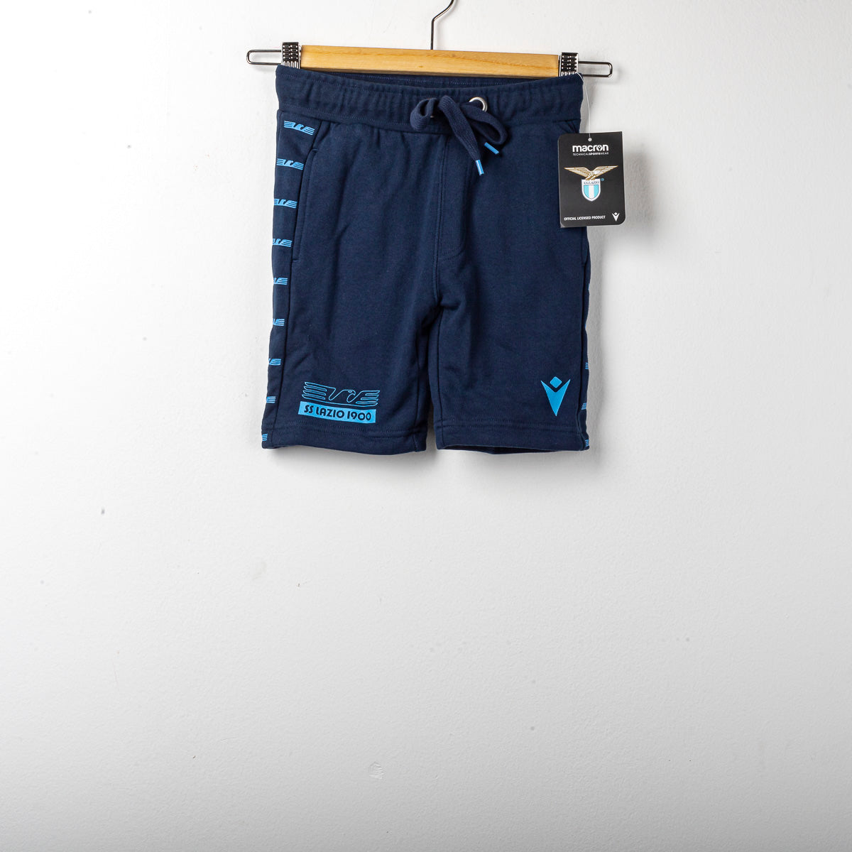 Bermuda Lazio Felpato Navy Bambino Macron