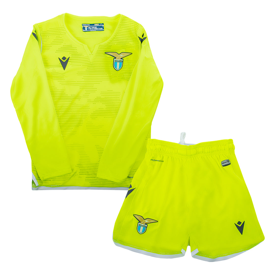 Completo Bambino Portiere SS Lazio Giallo Fluo 2019/2020