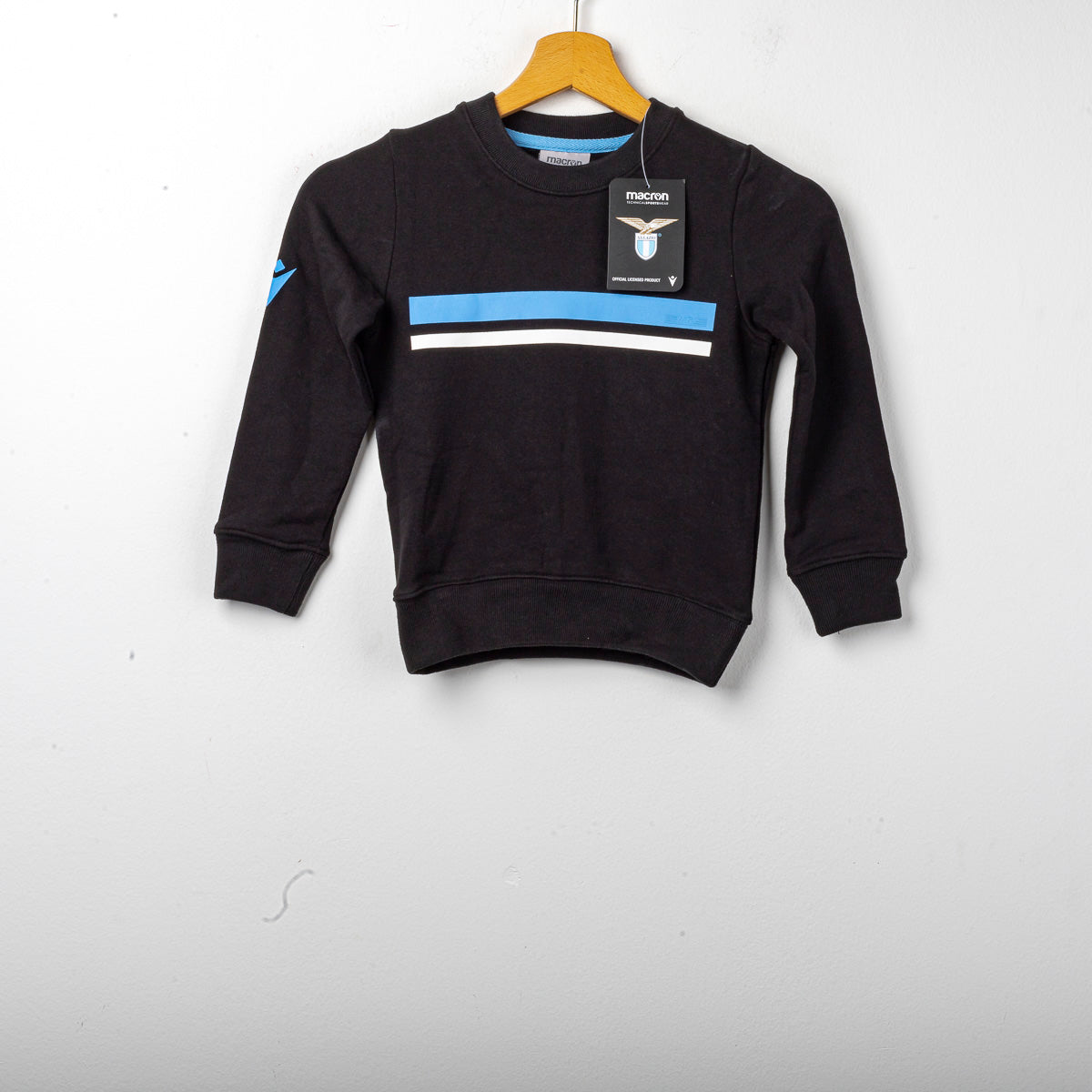 Felpa Bambino S.S. Lazio Girocollo Macron